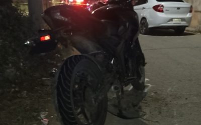 Un choque derivó la detección de moto robada, en Tizimín