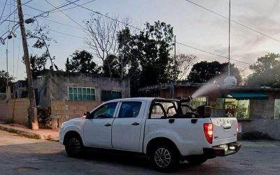 Continúa este martes nebulización espacial, en Tizimín